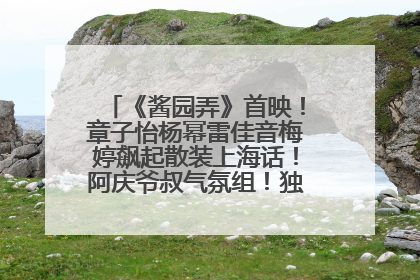 《酱园弄》首映！章子怡杨幂雷佳音梅婷飙起散装上海话！阿庆爷叔气氛组！独独没见他……