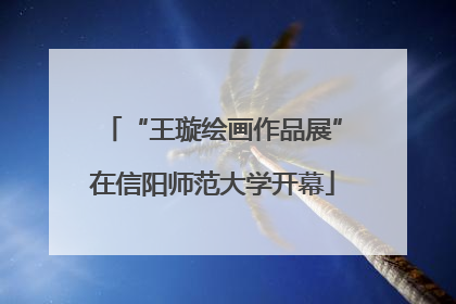 “王璇绘画作品展”在信阳师范大学开幕