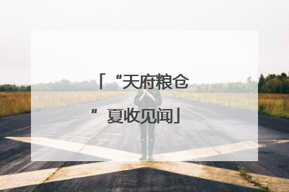 “天府粮仓”夏收见闻