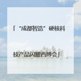 “成都智造”硬核科技产品闪耀西博会