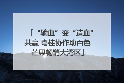 “输血”变“造血”共赢 粤桂协作助百色芒果畅销大湾区