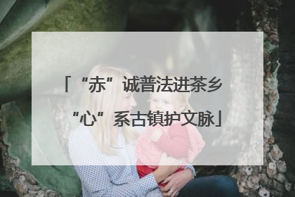 “赤”诚普法进茶乡 “心”系古镇护文脉
