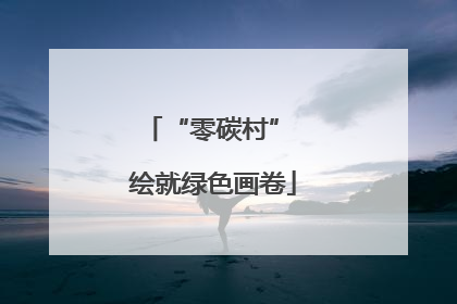 “零碳村” 绘就绿色画卷