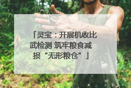 灵宝：开展机收比武检测 筑牢粮食减损“无形粮仓”