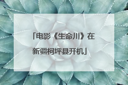 电影《生命川》在新疆柯坪县开机