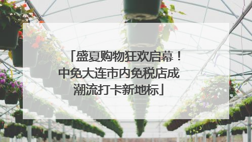 盛夏购物狂欢启幕！中免大连市内免税店成潮流打卡新地标