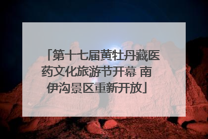第十七届黄牡丹藏医药文化旅游节开幕 南伊沟景区重新开放