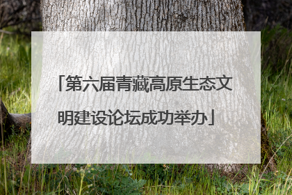 第六届青藏高原生态文明建设论坛成功举办