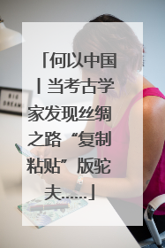 何以中国丨当考古学家发现丝绸之路“复制粘贴”版驼夫……