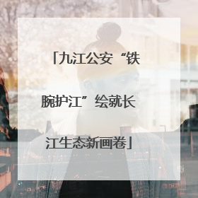 九江公安“铁腕护江”绘就长江生态新画卷