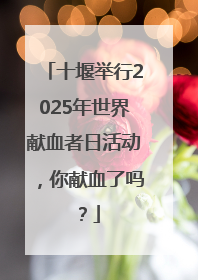 十堰举行2025年世界献血者日活动，你献血了吗？