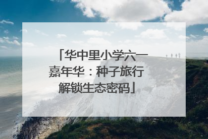 华中里小学六一嘉年华：种子旅行解锁生态密码
