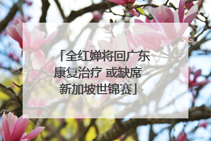 全红婵将回广东康复治疗 或缺席新加坡世锦赛
