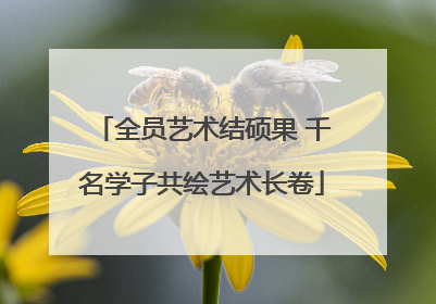 全员艺术结硕果 千名学子共绘艺术长卷