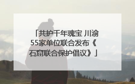 共护千年瑰宝 川渝55家单位联合发布《石窟联合保护倡议》