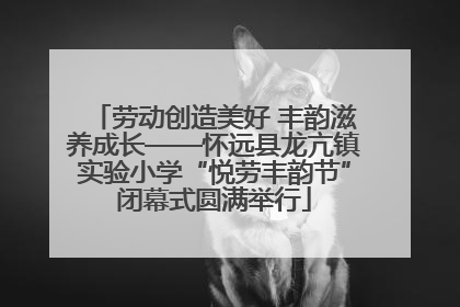 劳动创造美好 丰韵滋养成长——怀远县龙亢镇实验小学“悦劳丰韵节”闭幕式圆满举行