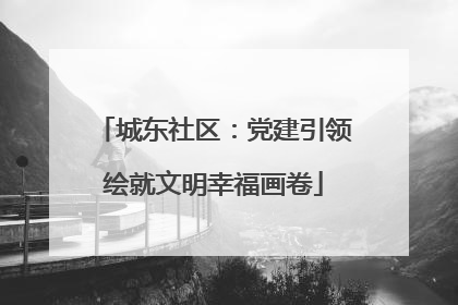 城东社区：党建引领绘就文明幸福画卷