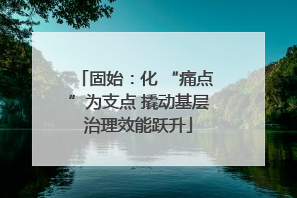 固始：化 “痛点”为支点 撬动基层治理效能跃升
