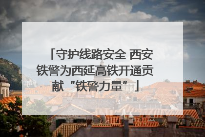 守护线路安全 西安铁警为西延高铁开通贡献“铁警力量”