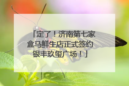 定了！济南第七家盒马鲜生店正式签约银丰玖玺广场！