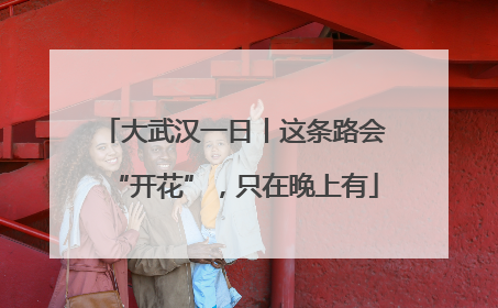 大武汉一日丨这条路会“开花”，只在晚上有