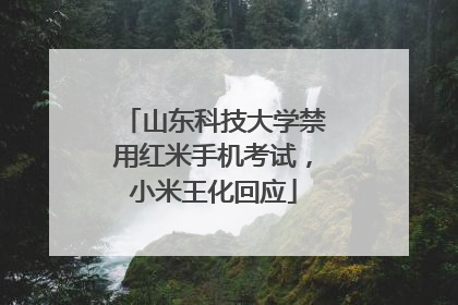山东科技大学禁用红米手机考试，小米王化回应