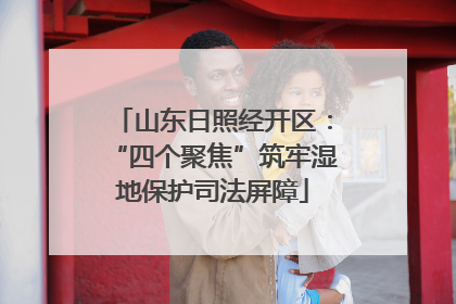 山东日照经开区：“四个聚焦”筑牢湿地保护司法屏障