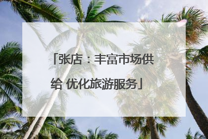 张店：丰富市场供给 优化旅游服务