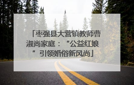枣强县大营镇教师曹淑尚家庭：“公益红娘”引领婚俗新风尚