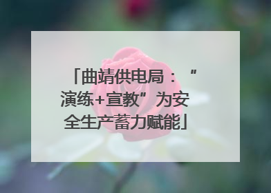 曲靖供电局：“演练+宣教”为安全生产蓄力赋能