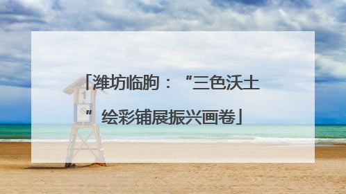 潍坊临朐：“三色沃土”绘彩铺展振兴画卷