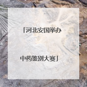 河北安国举办中药鉴别大赛