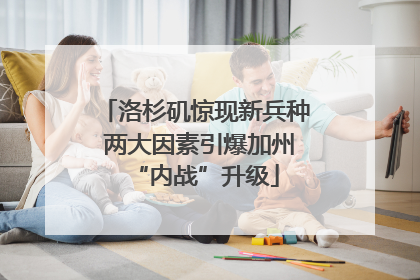 洛杉矶惊现新兵种 两大因素引爆加州“内战”升级