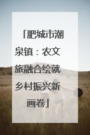 肥城市潮泉镇：农文旅融合绘就乡村振兴新画卷