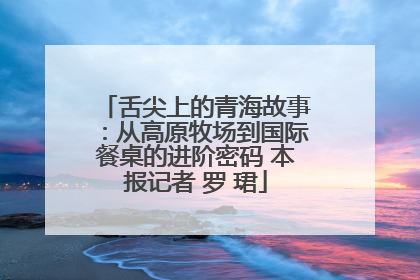 舌尖上的青海故事：从高原牧场到国际餐桌的进阶密码 本报记者 罗 珺