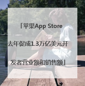 苹果App Store去年促成1.3万亿美元开发者营业额和销售额
