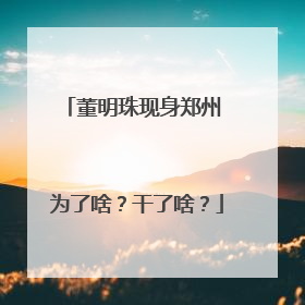 董明珠现身郑州 为了啥？干了啥？