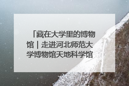 藏在大学里的博物馆｜走进河北师范大学博物馆天地科学馆：在校园里赴一场“宇宙之约”