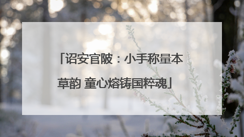 诏安官陂：小手称量本草韵 童心熔铸国粹魂