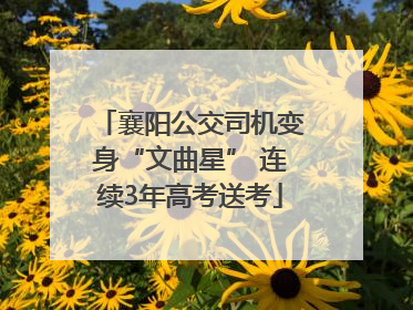 襄阳公交司机变身“文曲星” 连续3年高考送考