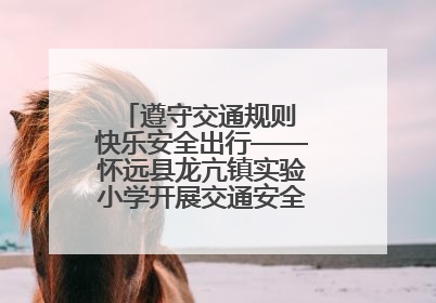 遵守交通规则 快乐安全出行——怀远县龙亢镇实验小学开展交通安全教育宣讲活动
