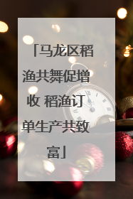 马龙区稻渔共舞促增收 稻渔订单生产共致富