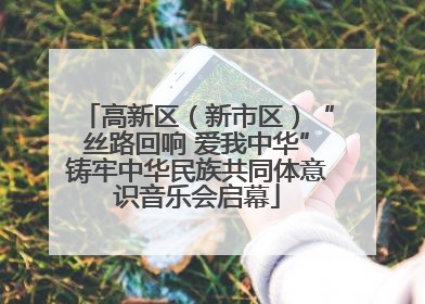 高新区（新市区）“丝路回响 爱我中华”铸牢中华民族共同体意识音乐会启幕