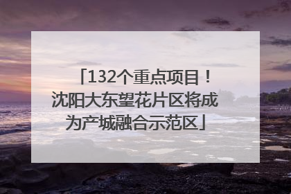 132个重点项目！沈阳大东望花片区将成为产城融合示范区