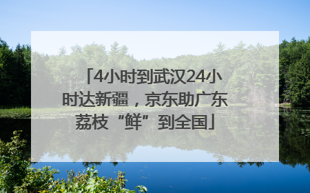 4小时到武汉24小时达新疆，京东助广东荔枝“鲜”到全国
