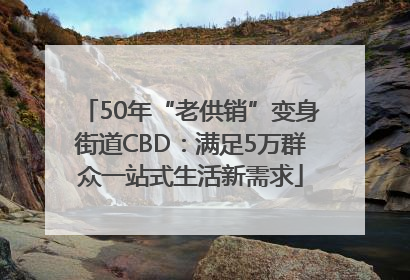 50年“老供销”变身街道CBD:满足5万群众一站式生活新需求