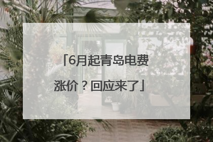 6月起青岛电费涨价？回应来了